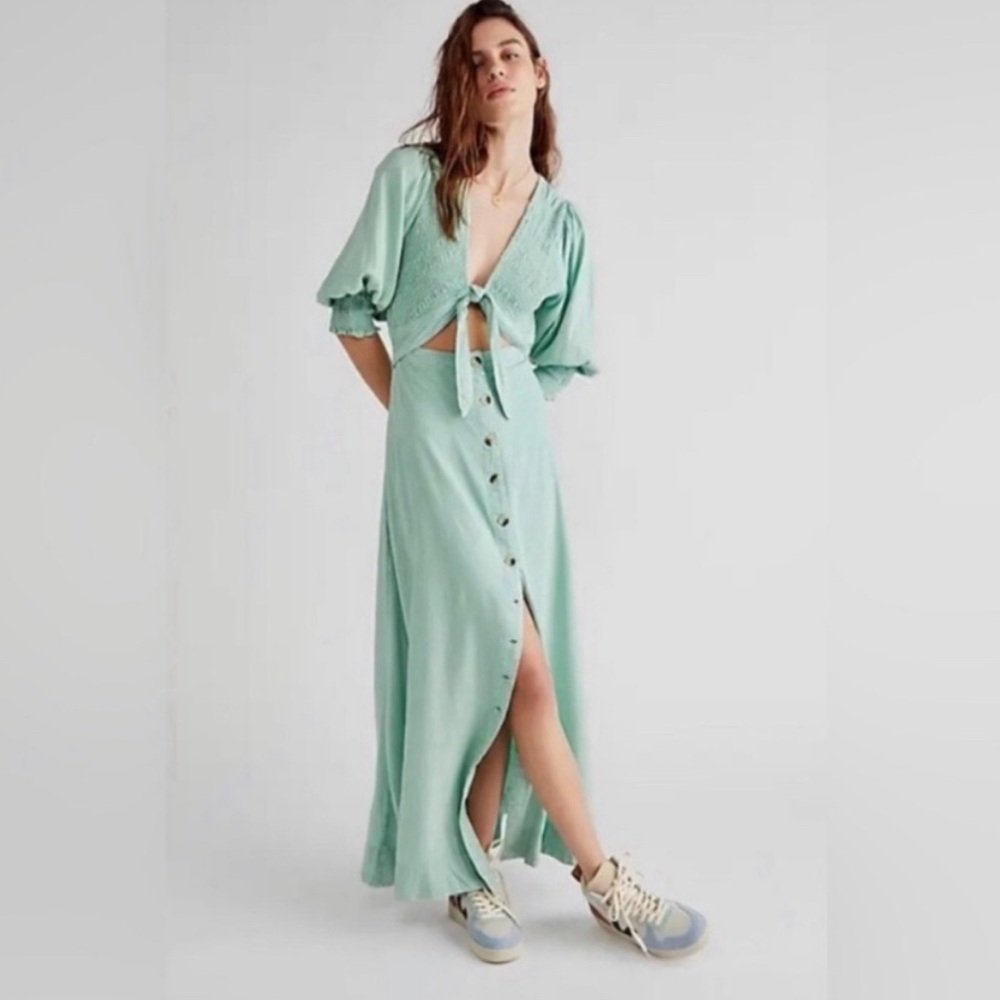 Free People String of Hearts Cut Out Maxi